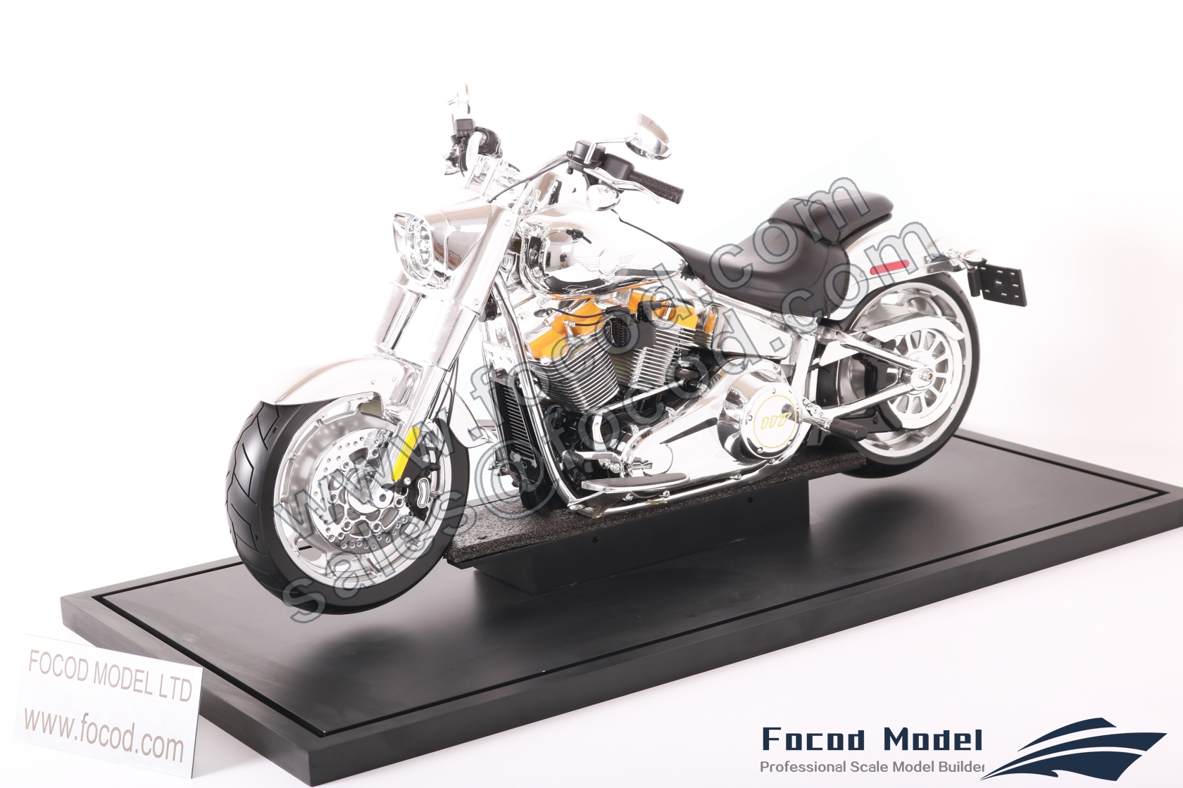 custom made model of Harley-Davidson Fat Boy Gray Ghost 2025 motorcycle